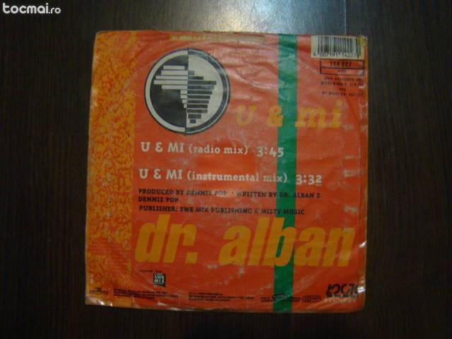 Disc vinil dr. alban u & mi (mic)