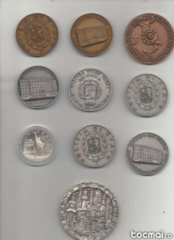 medalii de argint 925 si dolarul liberty coin de argint 1986