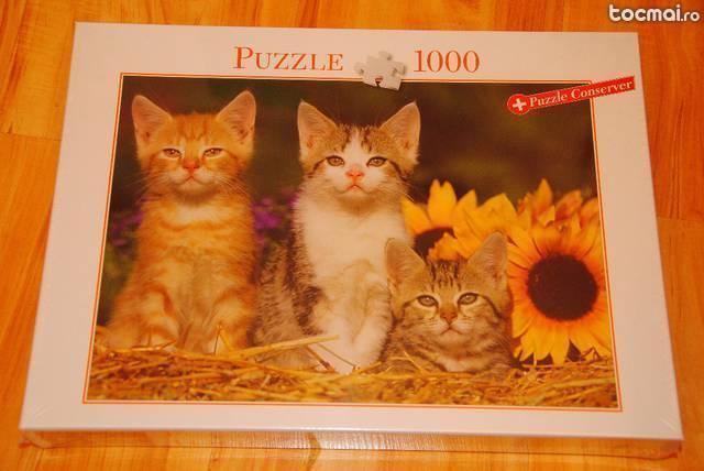 Puzzle 1000 piese cu pisici, Germania, in tipla
