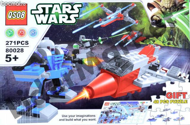 Set joc de contructie si puzzle Star Wars