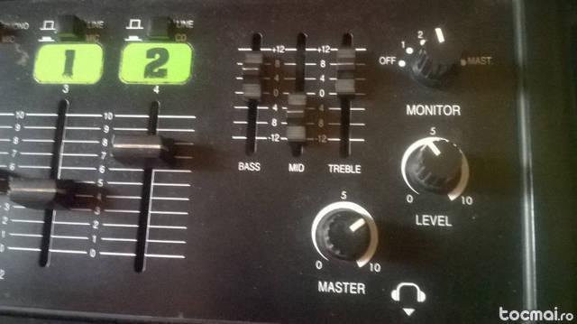 Stereo mixer acustic control