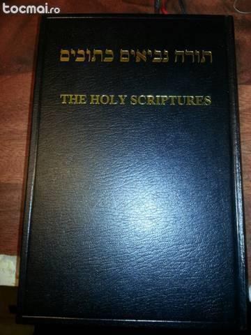 vand bible in limba engleza si hebraica