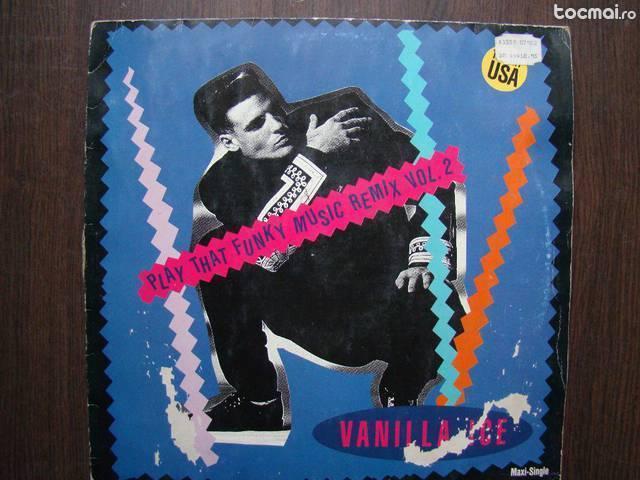 vinil Maxi Single Vanilla Ice ‎– Play That Funky Music