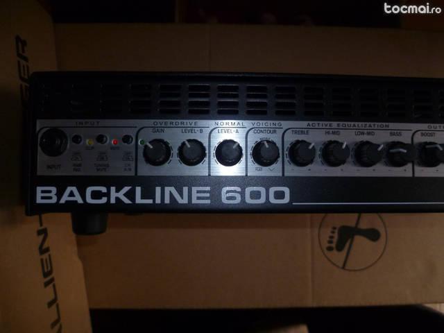 Cap amplificator bass gallien krueger backline 600
