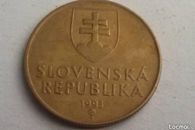 moneda 1 koruna 1993- Slovacia