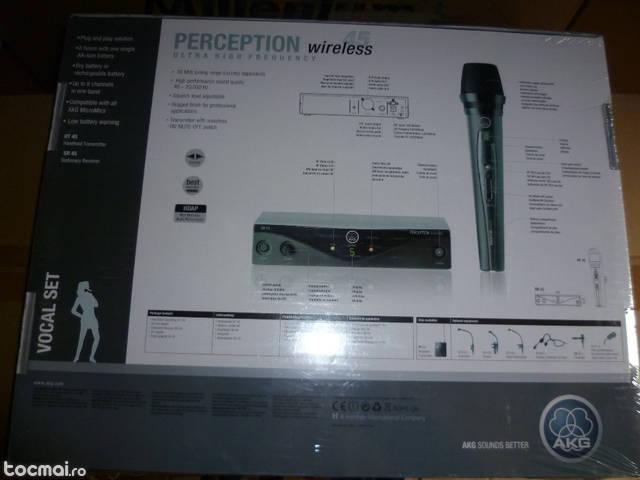 Microfon wireless, pentru vocal, akg pw45 vocal set