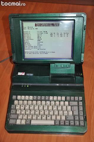 Laptop de colectie amstrad alt- 286, anul 1988. functional