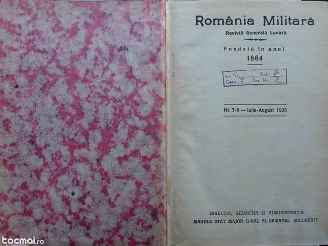 Revista Romania militara , nr. 7 - 12 , 1935 , Bucovina