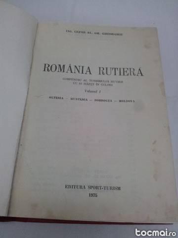 Romania rutiera, 2 vol, 1975