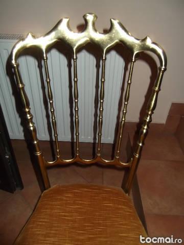 scaun din bronz masiv