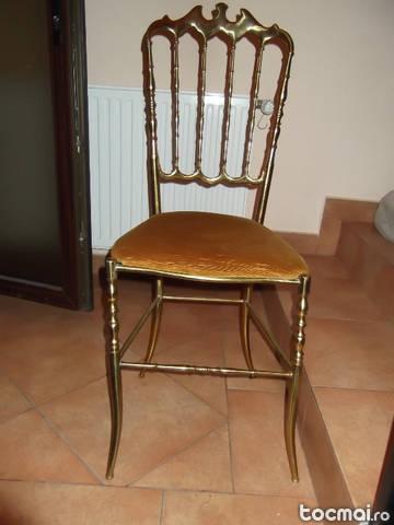 scaun din bronz masiv