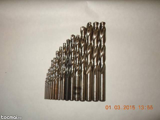 Burghie de cobalt pentru metal