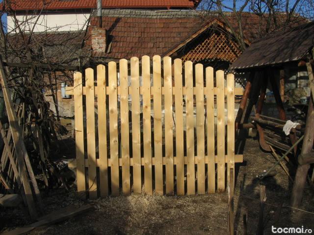 Panouri de gard din lemn