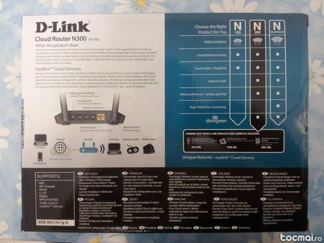 Router D- Link N- 300 nou