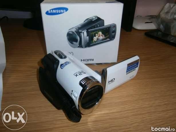 Samsung HMX- F90WP, HD, White