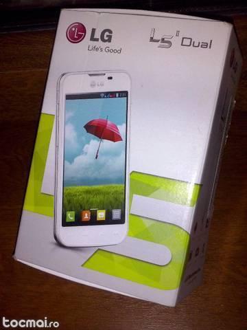 Smartphone Dualsim LG L5 II E455, la cutie, pachet complet