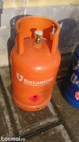 Butelii pe gaz, de la Butan Gas, umplute cu gaz
