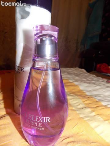 Apa de parfum so elixir purple si lapte de corp so elixir