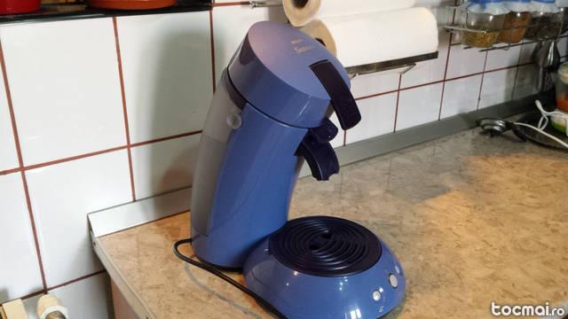 Expresor de cafea Philips- Saeco, cu pad- uri, culoare bleu