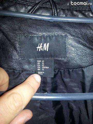 geaca H&M piele