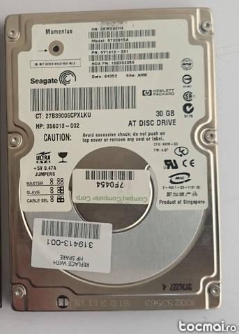 Hard disk pentru laptop interfata IDE - 30 GB