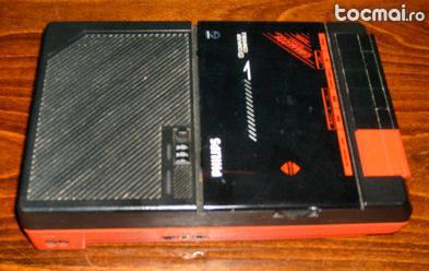 Inregistrator de casete portabil Vintage Philips D6260