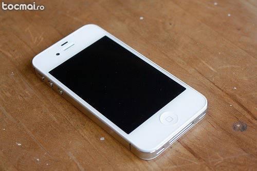 iPhone 4s neverlock 16 gb alb impecabil
