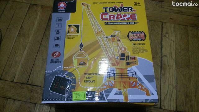 Jucarie macara cu telecomanda, Tower Crane