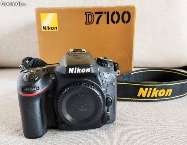 Kit aparat foto Nikon D7100 si obiectiv 18- 300 mm