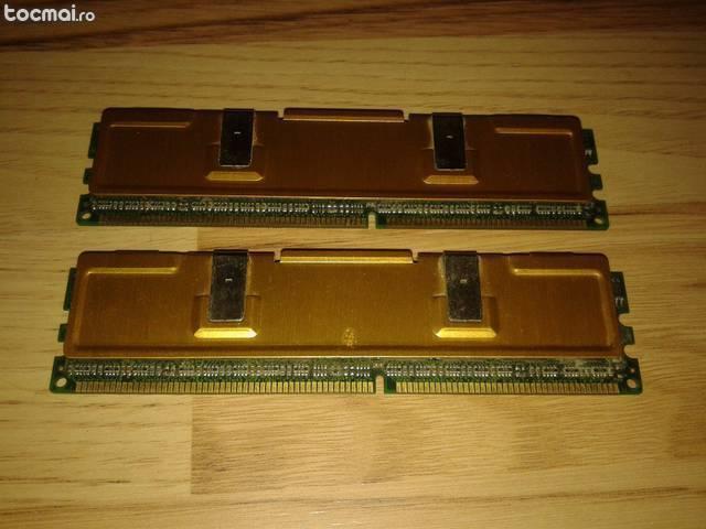 Kit memorii DDR1 2X1GB de 400MHz