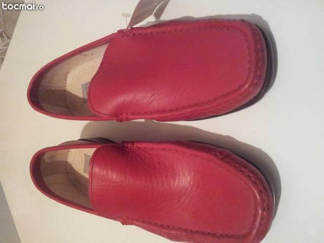 Mocasini 100% piele noi