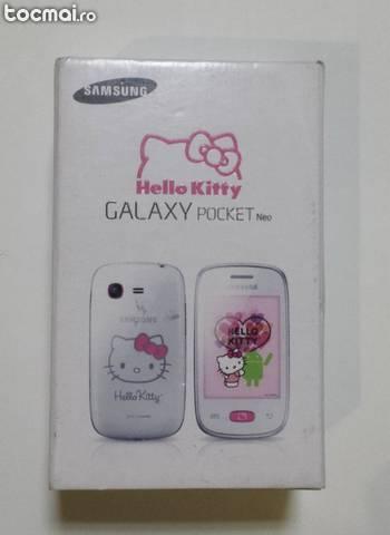 Samsung s5310 galaxy pocket hello kitty white (alb) nou!