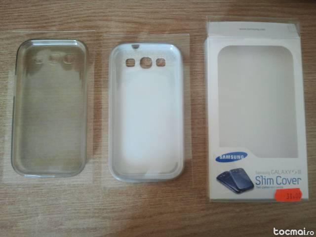 Set original huse Samsung S3 Slim Cover