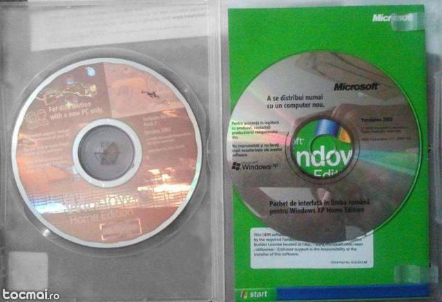 WindowsXP home edition cu licenta + interfata in lb. romana