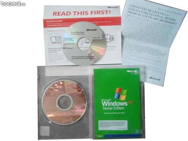 WindowsXP home edition cu licenta + interfata in lb. romana