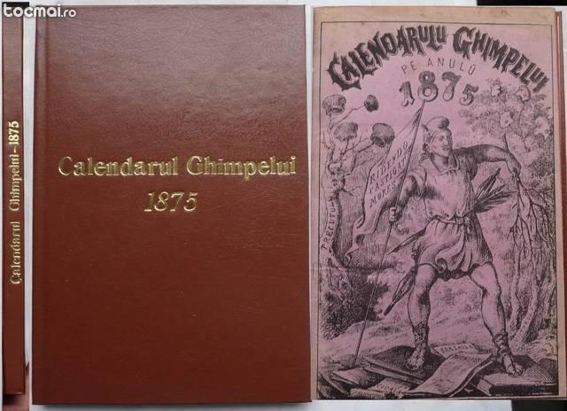 Calendarul ghimpelui , 1875 , cu 24 gravuri