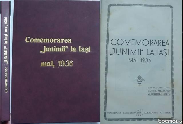 Comemorarea Junimii la Iasi , 1936