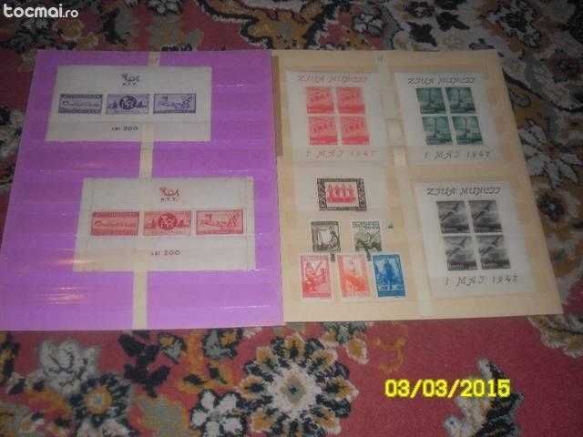 colectie de timbre vechi