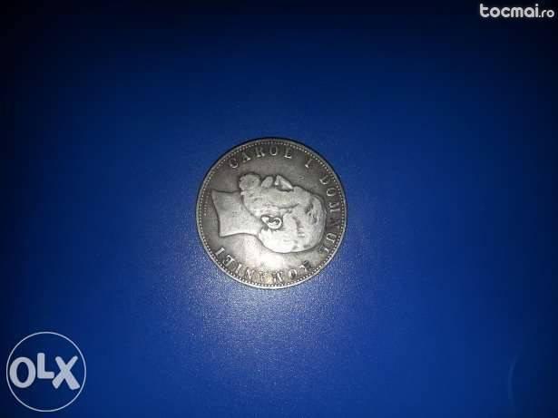 Moneda colectie argint 1880 carol i