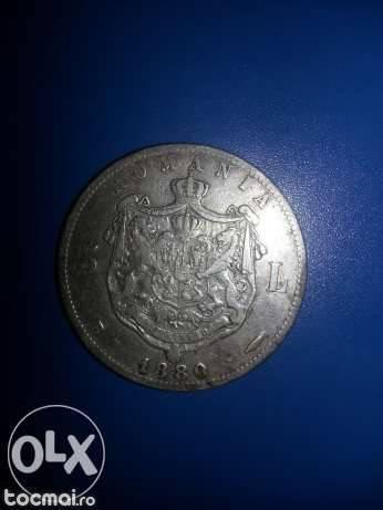Moneda colectie argint 1880 carol i