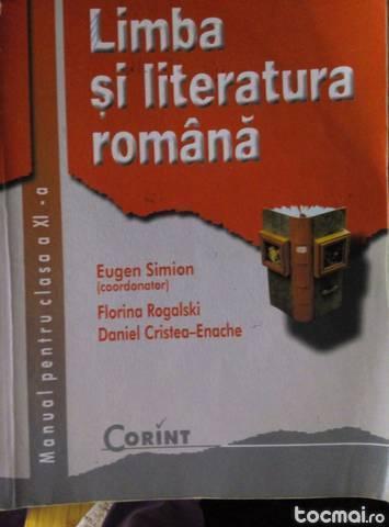 Limba si literatura romana Editura Corint Clasa aXI- a