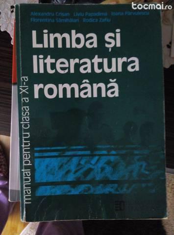 Limba si literatura romana manual clasa a XI- a