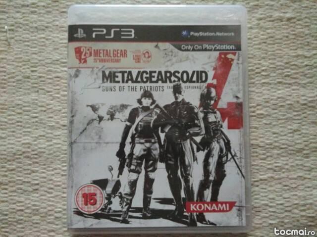 Metal get solid 4 pentru ps3