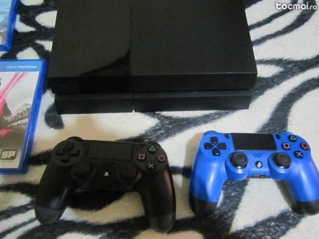 PlayStation 4 PS4 500gb 2 controllere si 4 jocuri