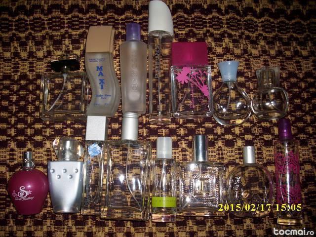 Sticle goale parfum