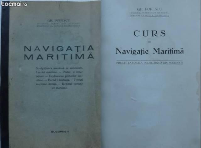 Popescu , Navigatia maritima , portul Constanta , interbelica