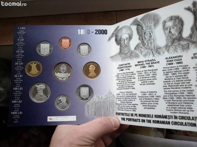 set monede colectie numismatica bnr