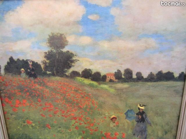 Reproducere Claude Monet - pictura in ulei Maci