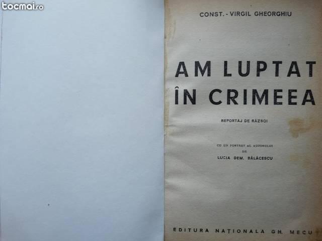 Virgil Gheorghiu , Am luptat in Crimeea , 1942