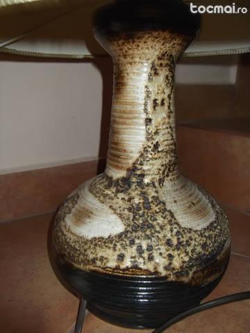 veioza rustica din ceramica 62 cm